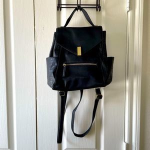 Kenneth Cole Black Mini Backpack